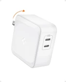 Spigen 100W USB-C Dual Duvar Şarj Cihazı [GaN II] PD 3.0 - 3