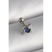 316l Çelik Gümüş Renk Mavi Zirkon Taşlı Tragus Piercing - Tj-pr1271 Tg-53-vice/(1395) 2360 thumbnail 1