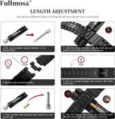 Fullmosa Hızlı Çıkarılan Metal Zincir Saat Kordonları - 7