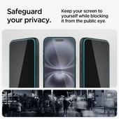 Spigen Temperli Cam Ekran Koruyucu [GlasTR EZ FIT - Privacy] iPhone 15 Plus - 5