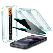 Spigen Temperli Cam Ekran Koruyucu [GlasTR EZ FIT - Privacy] iPhone 15 Plus - 8