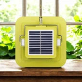 PANTHER Taşınabilir USB Type-C Şarjlı Solar Şarjlı Led Kamp Armatür Lambası 3000K-4000K-6400K Fonksiyonlu - 4