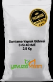 Damlama Yaprak Gübresi Spesial 3.5.40+Me Ec Fertilizer NPK Gübre 2.5 Kg - 1