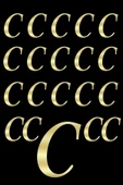AYDİZAYN (C) 20 Adet Karışık Pleksi Harf 4cm Gold - 1