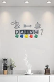 AYDİZAYN Bi Kahve Mutfak Fincan ve Kupa Askılığı - 2
