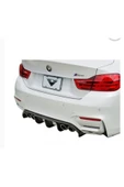 AYDİZAYN Bmw F30/F80 - Vorsteiner - Difüzör Arka Ek (Orta Kısım) Piano Black Vakum - 1