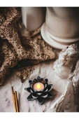 AYDİZAYN Dekoratif Lotus Led Mumluk - Pilli Tealight Mum Hediyeli - 1