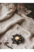 AYDİZAYN Dekoratif Lotus Led Mumluk - Pilli Tealight Mum Hediyeli - 1