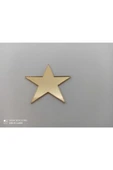 Aker Hediyelik Gold Pleksi Yıldız 3,5 Cm (yapışkanlı) 10 Adet - 1