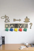 AYDİZAYN Bi Kahve Mutfak Fincan ve Kupa Askılığı - 3