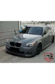 AYDİZAYN Bmw E60 - M Technic - Hamann - Flaplı Ön Tampon Ön Lip - Piano Black Vakum (2003-2010) - 1
