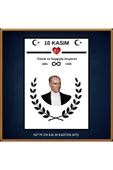 Ti Play10 Kasım Atatürk Afişi 50x70 cm Bristol Baskı 04 - 4