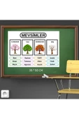 Ti PlayMevsim Eğitici Tablo 35x50 cm Bristol Baskı 02 - 2
