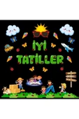 Ti PlayİYİ TATİLLER KARNE GÜNÜ PANO SÜSÜ 01 (EL PANKARTI HEDİYELİ) - 1