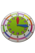 Ti Play1. ve 2.  Sınıf Saat  Etkinliği KARTON 48x48 cm - 1