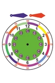 Ti Play1. ve 2.  Sınıf Saat  Etkinliği KARTON 48x48 cm - 2