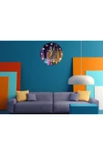 Ti PlayTİ-PLAY IŞILDAYAN KULELER 30X30CM AKRİLİK DEKORATİF MODERN DUVAR SAATİ - 1