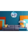Ti PlayTİ-PLAY GÖKDELENLER VE BULUTLAR 30X30CM AKRİLİK DEKORATİF MODERN DUVAR SAATİ - 1