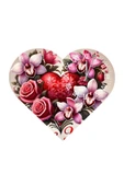 Ti PlayTİ-PLAY KS54 KALP ŞEKLİNDE 30X30 CM HEDİYELİK DUVAR SAATİ - 1