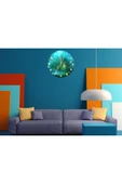 Ti PlayTİ-PLAY ANTİK DENİZ KENTİ 30X30CM AKRİLİK DEKORATİF MODERN DUVAR SAATİ - 1
