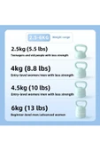 Fitness Kettlebell spor kadınlar Kettlebell erkekler Gluteal kas eğitimi dambıl Squat güç Fitness  E99 - 4