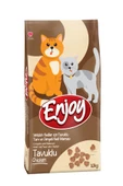 Enjoy Tavuklu Yetişkin Kedi Maması 10 Kg - 1