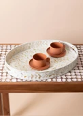 The Mia Sedef Oval Tepsi 45x33x6cm TLC0079 - 3