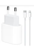 Iphone Type-c 20w Tüm Serilerle Uyumlu Hızlı Şarj Aleti Adaptör Kablo Set 7 8 X 11 12 13 14 Pro Max - 1