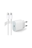 İphone Adaptör 20w Tüm Serilerle Uyumlu Hızlı Şarj Adaptör 8 11 12 13 14 Pro Max Adaptör Seti - 2