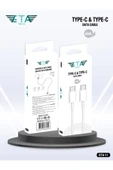 Samsung Galaxy S24 Uyumlu 45 Watt Hızlı Şarj Kablosu - Usb-C Kablo - Beyaz - 1
