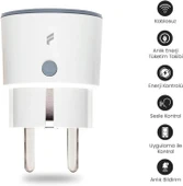 Akıllı Priz (16 Amper) 4'lü Set, Uzaktan Kontrol, WiFi, Anlık Enerji Tüketim Takip, Zamanlayıcı, Tuya - 2