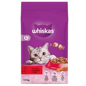 Whiskas Biftekli ve Sebzeli 1.4 kg Yetişkin Kedi Maması - 1
