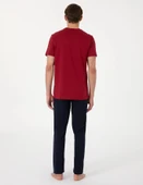 Pierre Cardin Erkek Kısa Kollu Bisiklet Yaka Pijama Takım - 7