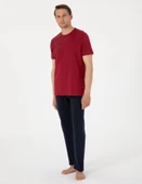 Pierre Cardin Erkek Kısa Kollu Bisiklet Yaka Pijama Takım - 4