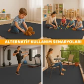 Beylini Tatami Zemin Karosu Spor Zemin Çocuk Odası Matı Ses Yalıtımlı Karo Halı Eva Panel Siyah 50 Cm - 4