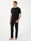 Pierre Cardin Erkek Kısa Kollu Bisiklet Yaka Pijama Takım - 11