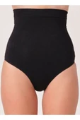 Siyah Kadın Dikişsiz Slip Korse - 1