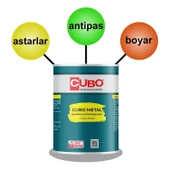Cubo Metal Pas Boyası Nefti Yeşil 0,75 Litre - 2