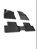 Sahler Renault Megane 4 Sedan 2016+ Uyumlu 4.5D Premium Havuzlu Oto Paspas ve Liner Marka 3D Kulaklı Bagaj Havuzu thumbnail 4