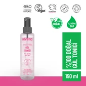 Siveno %100 Doğal Gül Suyu Arındırıcı Ferahlatıcı Canlandırıcı Cilt ve Saç Toniği 150 ml - 1