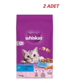 Whiskas Yetişkin Ton Balıklı Kedi Maması 1.4 Kg*2 Adet - 1