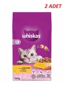 Whiskas Tavuklu Ve Sebzeli Yetişkin Kedi Maması 3.8 Kg*2 Adet - 1