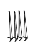 ED PET DİZAYN Metal Masa Ayağı ,72 Cm Firkete Ayak 4 Adet - 2