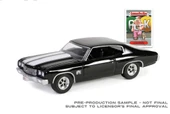 Greenlight 1970 Chevrolet Chevelle - Dazed David - Garbage Pail Kids Series 6 1/64 Model Araba thumbnail 2
