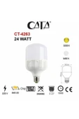 Cata Ct-4263 E27 Duylu 30 Watt Yüksek Wat Led Tasarruflu Ampül Otuz Watt Beyaz , Gün Işığı thumbnail 2