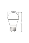 Noas 10 Adet 6 W Led Top Avize Ampulu - Beyaz Işık (6500K) - E27 - Yl95-0701-t thumbnail 3