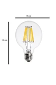 Cata 6 Watt Flament Led Ampul G95 Glop Şeffaf Gunışığı Ct-4354 thumbnail 3