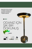 Cata CT-8438 TORONTO DİMLENEBİLİR VE ŞARJ EDİLEBİLİR DEKORATİF MASA, YATAK ODASI VE GECE LAMBASI thumbnail 3