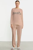 Sementa 76446 Leopar Çizgili Jogger Pijama Takım - 2