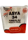 Asya 34 Ambalaj Bakkaliye torbası beşlik şeffaf torba orjinal Plastik 25x40cm 1kg - 1